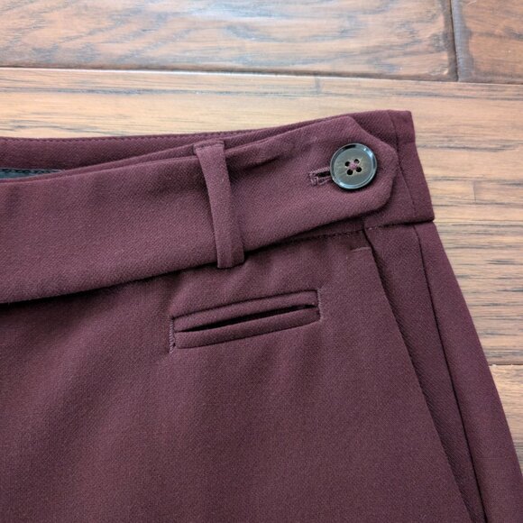 RW&CO brown chocolate plum dress pants size 0 - Picture 7 of 16